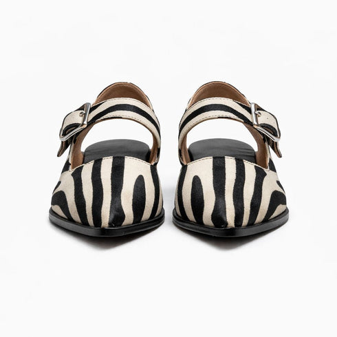 Mules Zafari Zebra